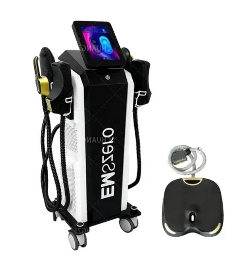EMSzero NEO 15T/6500W Spier Stimulator voor proffesioneel en continu gebruik in praktijk of fysio - Electromagnetische Lichaam Vormgevings Machine voor Vetverlies, Dunner worden/ afvallen & 200Hz Training