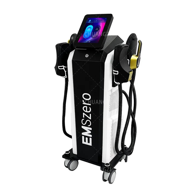 EMSzero NEO 15T/6500W Spier Stimulator voor proffesioneel en continu gebruik in praktijk of fysio - Electromagnetische Lichaam Vormgevings Machine voor Vetverlies, Dunner worden/ afvallen & 200Hz Training