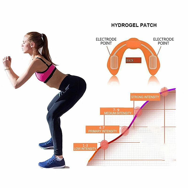 Slimme EMS Draadloze Spierstimulator Fitnesstrainer Buikspiertraining vetverbrander