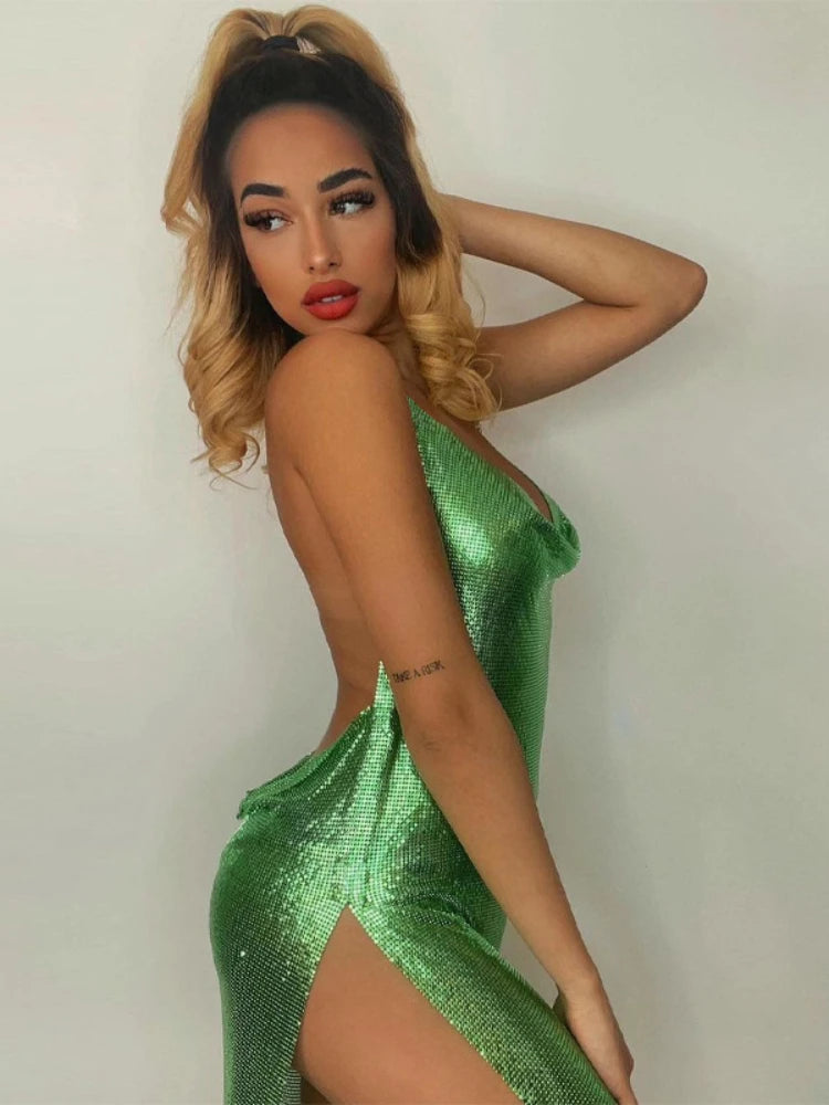 Sexy damesjurk met open rug