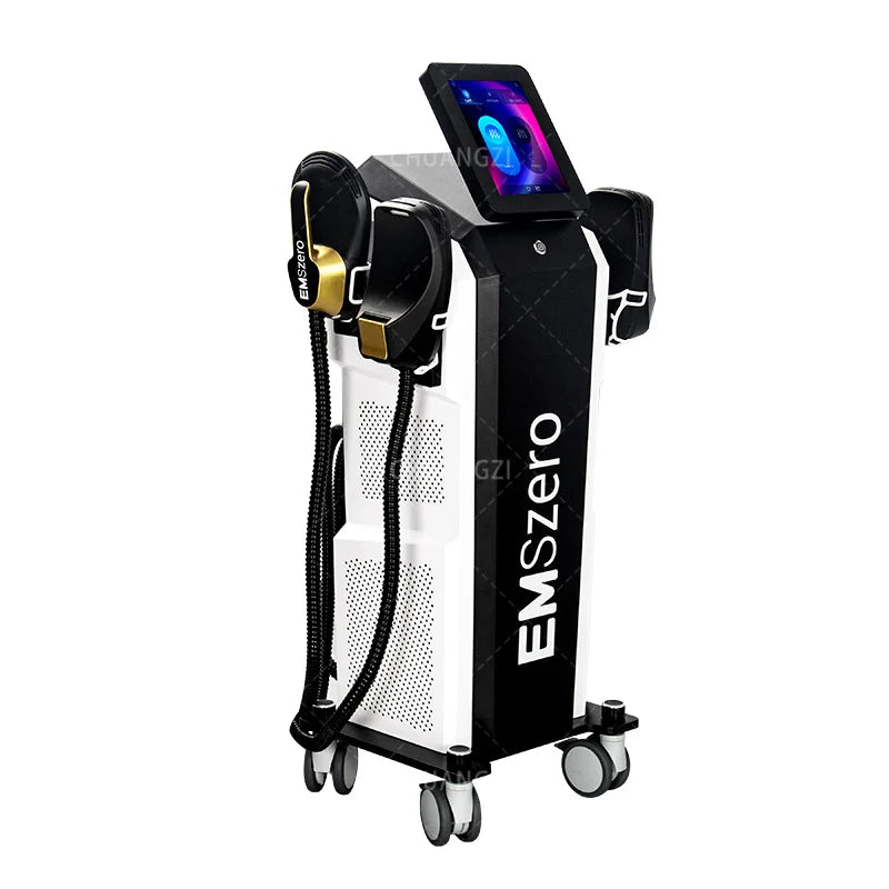 EMSzero NEO 15T/6500W Spier Stimulator voor proffesioneel en continu gebruik in praktijk of fysio - Electromagnetische Lichaam Vormgevings Machine voor Vetverlies, Dunner worden/ afvallen & 200Hz Training