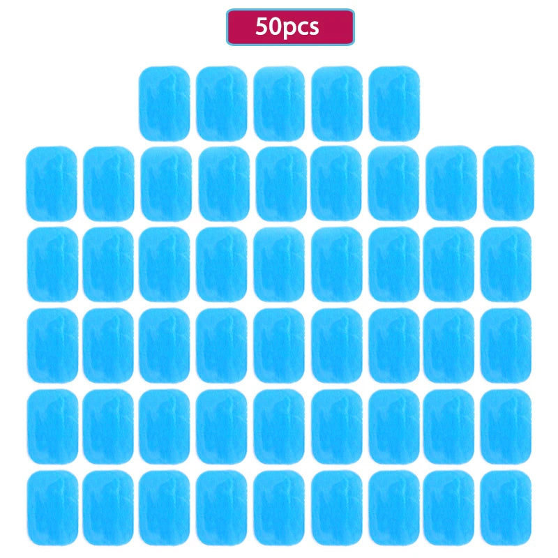 50/100 Pieces Replacement Abs Gel Pads Ems Abdominal Muscle Stimulator Hydrogel