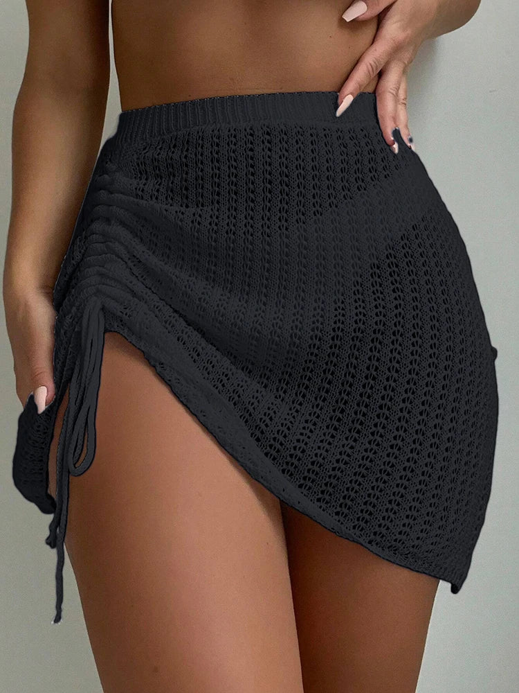 gebreide korte rok zomer strand mode elegante korte rok
