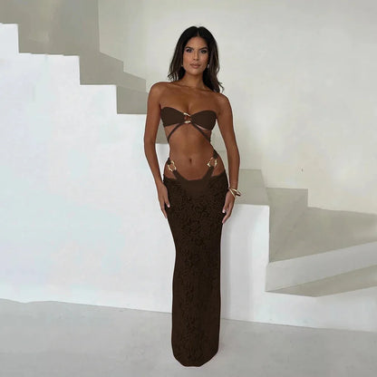 Bandeau 3 Pieces Bikini 2025 Swimming Suit