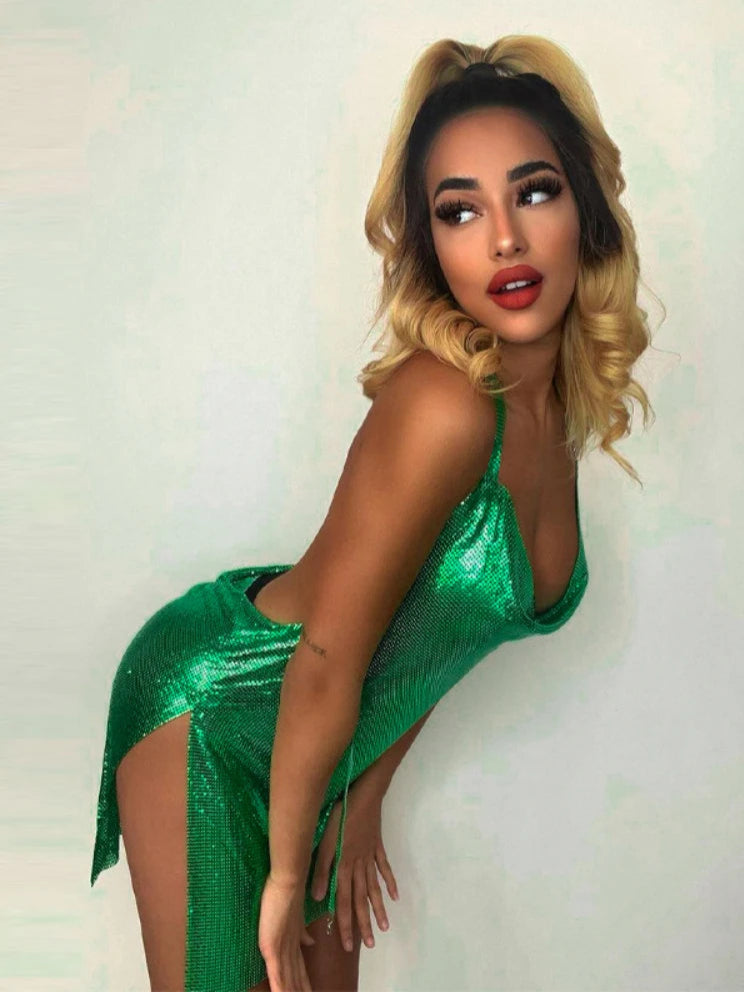 Sexy damesjurk met open rug