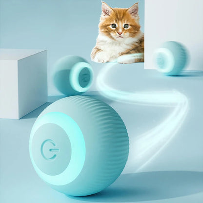 Interactieve kattenbal Slimme kattenspeelgoed Elektronisch interactief kattenspeelgoed Automatisch rollend magisch bal speelgoed voor binnen PetAccessories