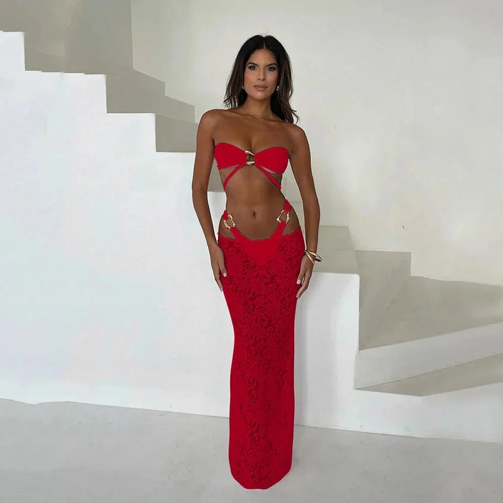 Bandeau 3 Pieces Bikini 2025 Swimming Suit