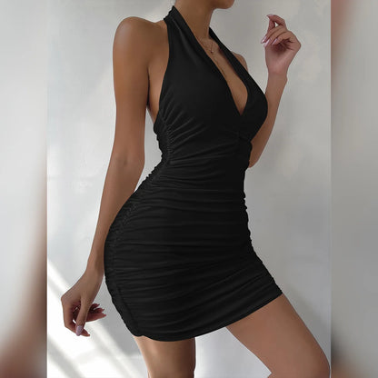 Sexy avond/ feestjurk met diepe V