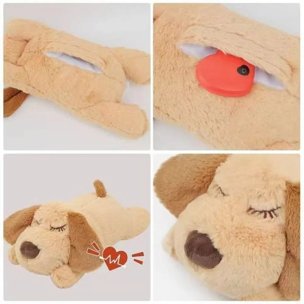 Zachte Pluche knuffeldier voor huisdier met hartslag