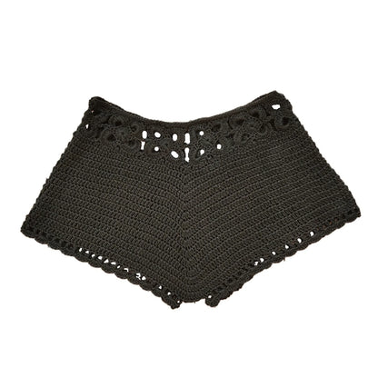 Zwemshorts voor dames, gehaakt, strandshorts met trekkoord, zomerzwempak