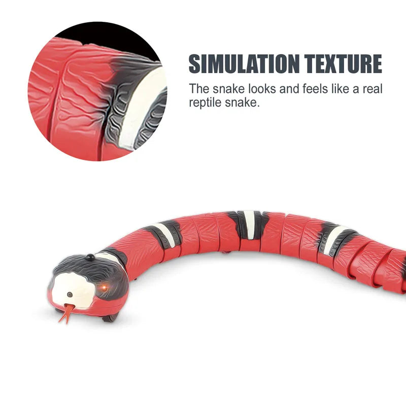 Huisdier Kat Speelgoed Interactieve Smart Sensing Slang Teasetoys Automatische Detectie Intelligente Obstakels Vermijden Indoor Spelen Kat Benodigdheden