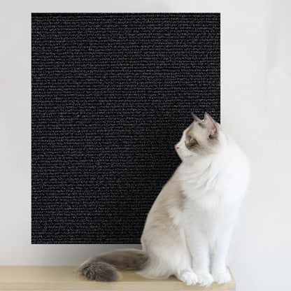 Zelfklevende kattenkrabmat Trimbaar kattentapijt Kat krabtapijt Hoekmuur Kat DIY Scratch Sofa Meubelbeschermer