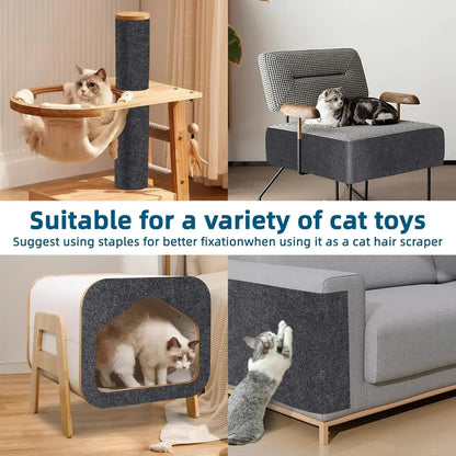 7 Kleuren Kattenkrabpaal Sofa Beschermer Kattenkrabmat Bescherming Trimbaar Zelfklevend Tapijt DIY Kattenkrabmat