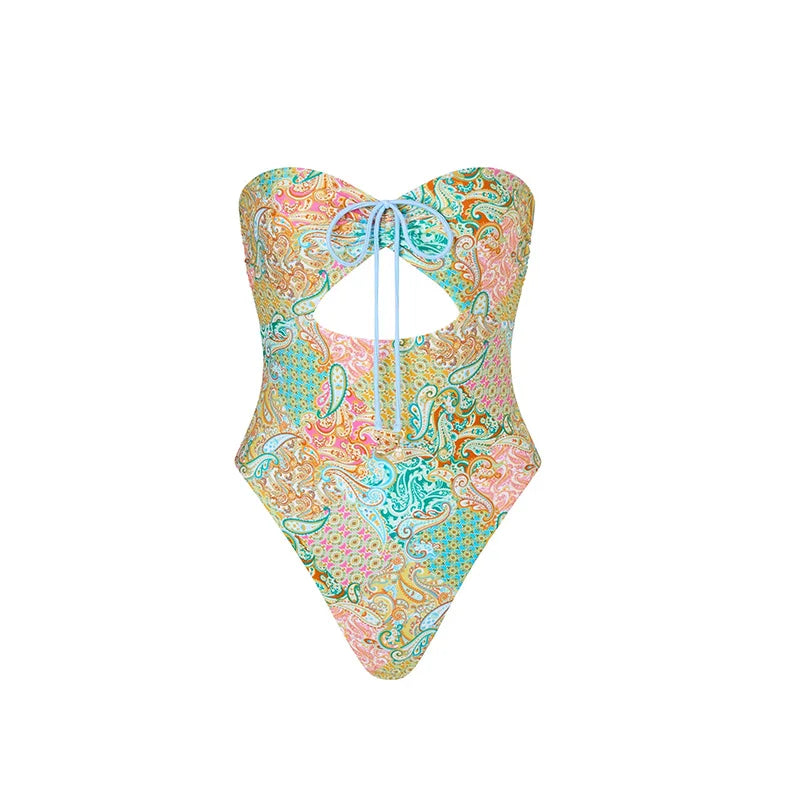 Beach Printed Bikini rokje Set