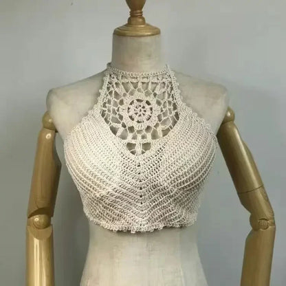 2025 Crop Tops Retro Wild Sexy Spaghetti Band Tanktop Ingebouwde BH