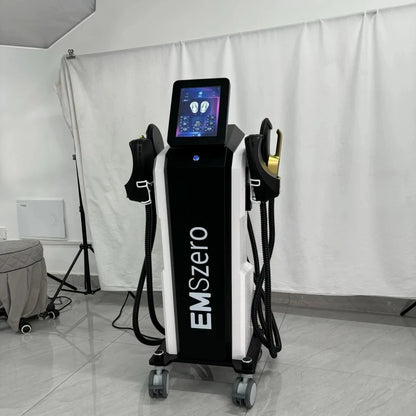 EMSzero NEO 15T/6500W Spier Stimulator voor proffesioneel en continu gebruik in praktijk of fysio - Electromagnetische Lichaam Vormgevings Machine voor Vetverlies, Dunner worden/ afvallen & 200Hz Training